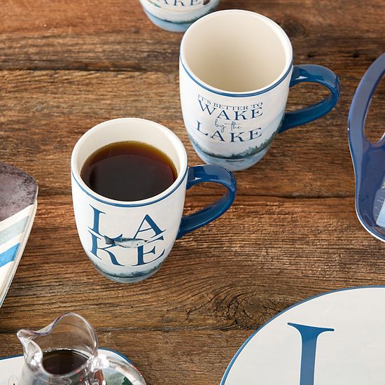 Certified International 4-pc. Wake At The Lake Mug Set