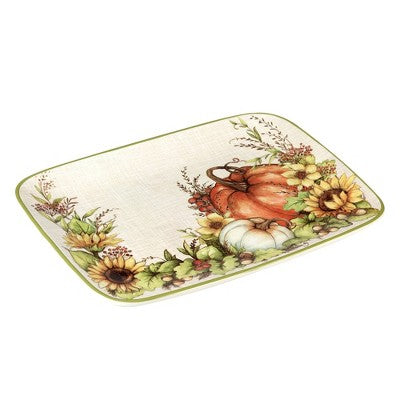 Certified International Autumn Breeze Rectangular Serving Platter