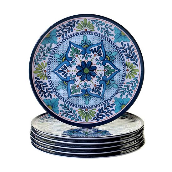  Certified International Talavera 6-pc. Dinner Plate Set