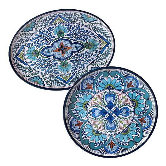  Certified International Talavera 2-pc. Platter Set