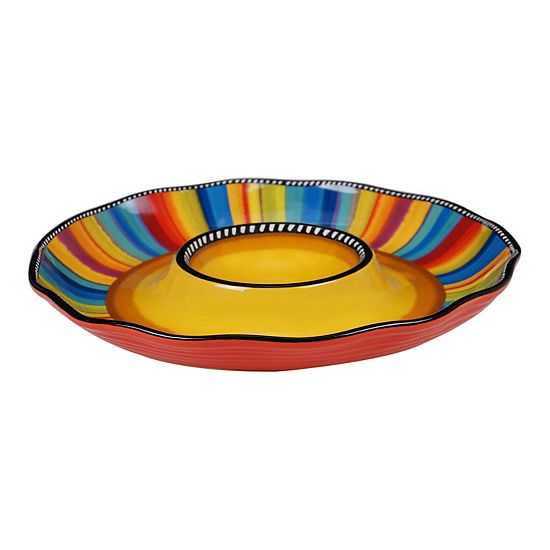  Certified International Sierra Chip N' Dip Tray