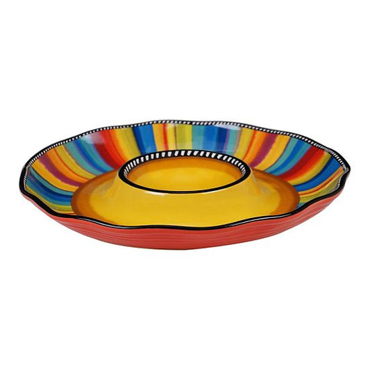  Certified International Sierra Chip N' Dip Tray