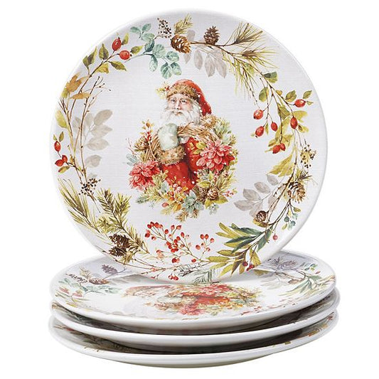  Certified International Christmas Story 4-pc. Dinner Plate Set