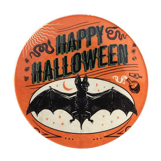  Certified International Scaredy Cat 4-pc. Canape Plate Set