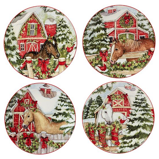  Certified International Homestead Christmas 16-pc. Dinnerware Set