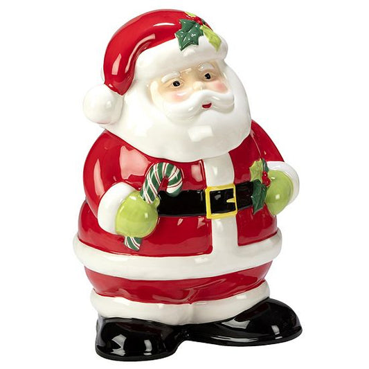  Certified International Holiday Magic Santa 3D Cookie Jar