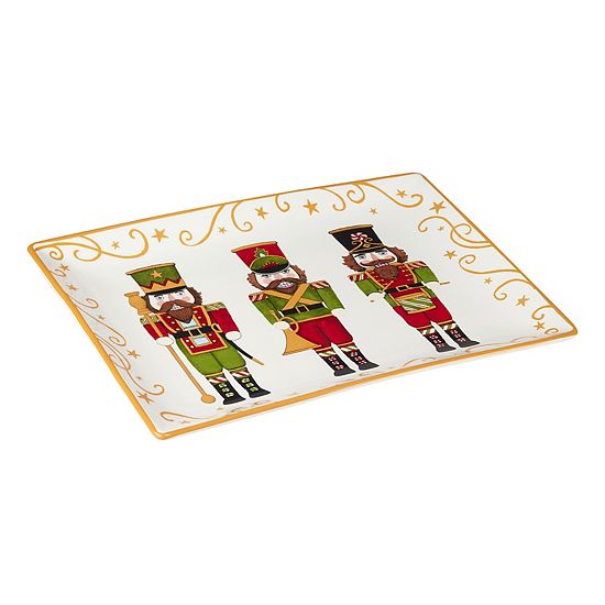  Certified International Holiday Magic Nutcracker Serving Platter