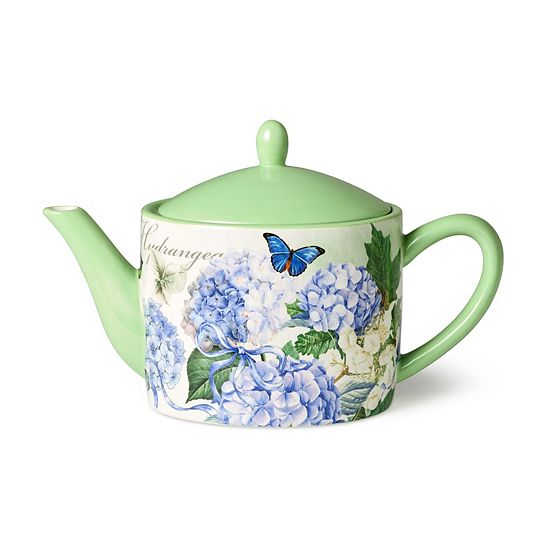  Certified International Garden Path Teapot