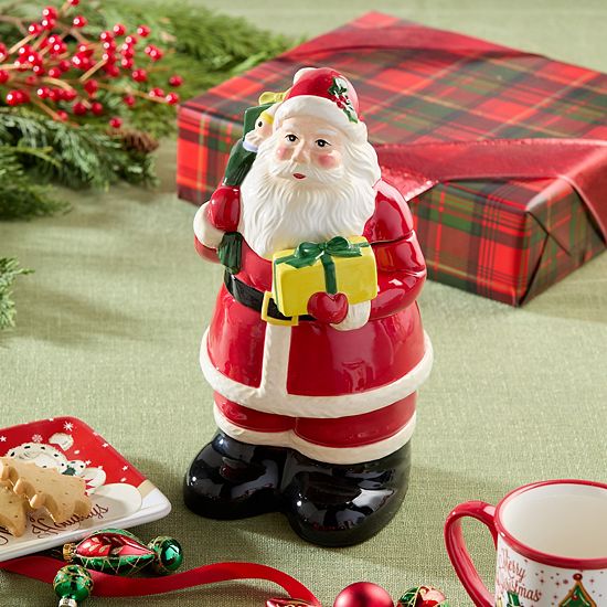  Certified International Santa's Retro Christmas Cookie Jar