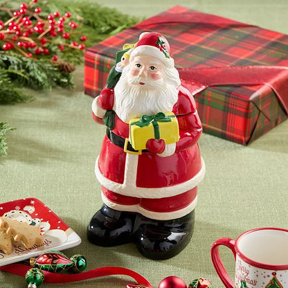  Certified International Santa's Retro Christmas Cookie Jar