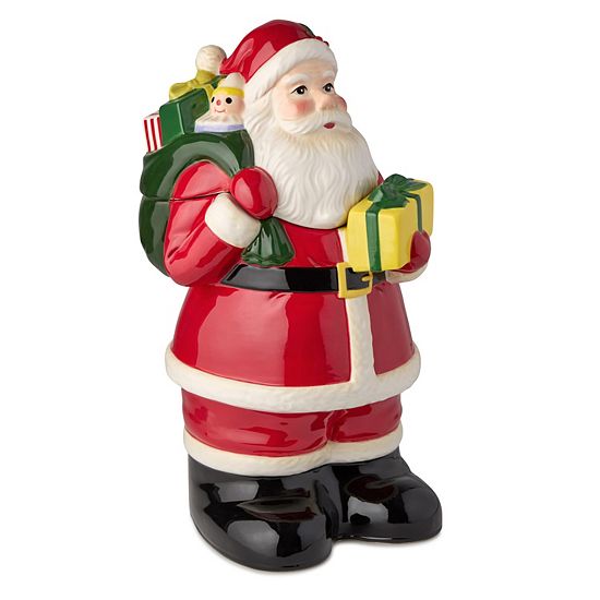  Certified International Santa's Retro Christmas Cookie Jar
