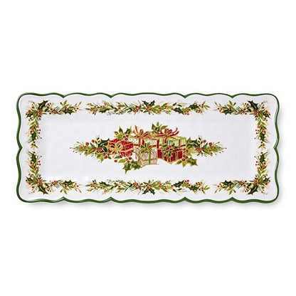  Certified International Holly Tree Melamine 2 Pc. Appetizer Set