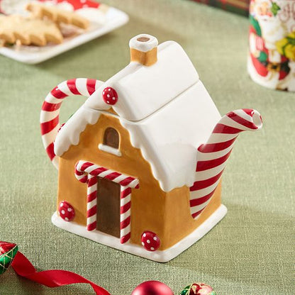  Certified International Gingerbread House Teapot