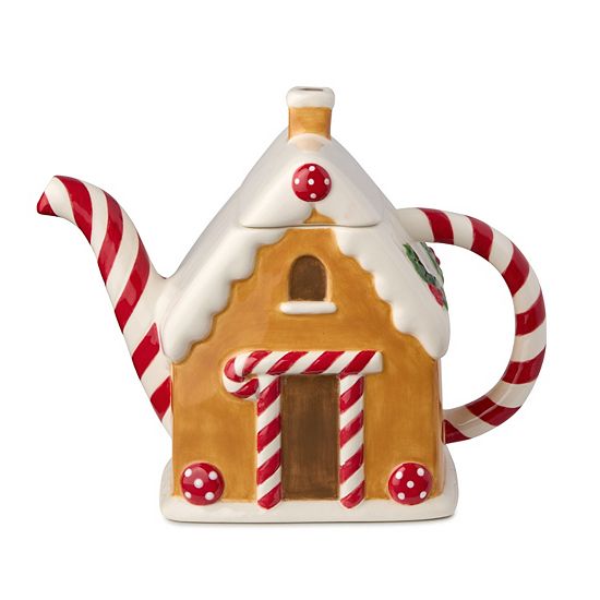  Certified International Gingerbread House Teapot