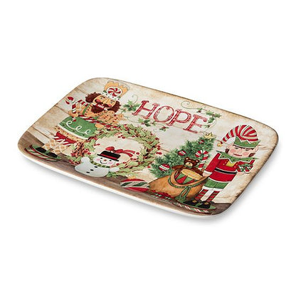  Certified International Nutcracker Parade Rectangular Serving Platter