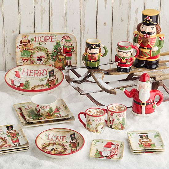  Certified International Nutcracker Parade Rectangular Serving Platter
