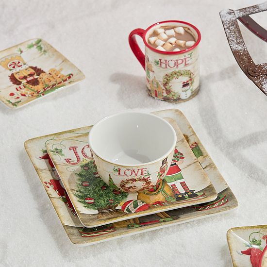  Certified International Nutcracker Parade 16-pc. Dinnerware Set