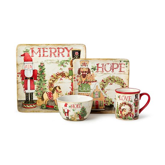  Certified International Nutcracker Parade 16-pc. Dinnerware Set
