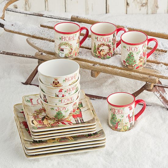  Certified International Nutcracker Parade 16-pc. Dinnerware Set
