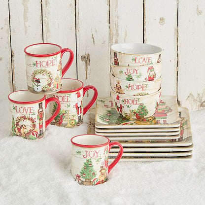  Certified International Nutcracker Parade 16-pc. Dinnerware Set