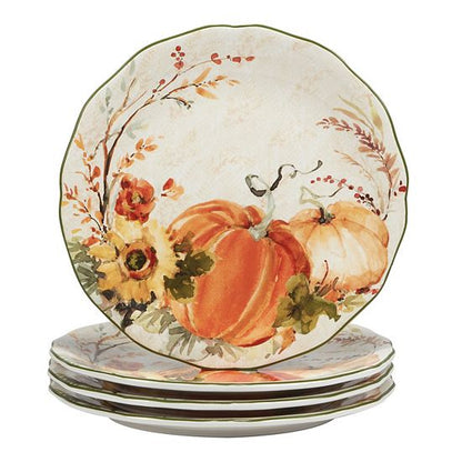  Certified International Harvest Morning 4-pc. Dinner Plate Set