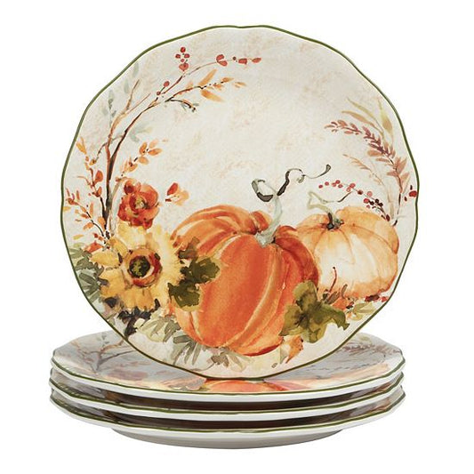  Certified International Harvest Morning 4-pc. Dinner Plate Set