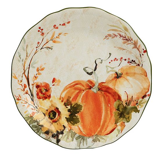  Certified International Harvest Morning 4-pc. Dinner Plate Set