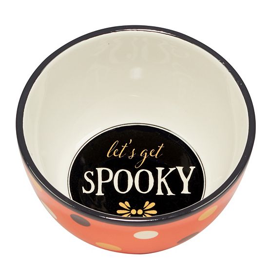  Certified International Spooky Halloween 4-piece Ice Cream Bowl Set