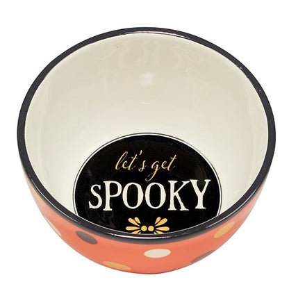  Certified International Spooky Halloween 4-piece Ice Cream Bowl Set