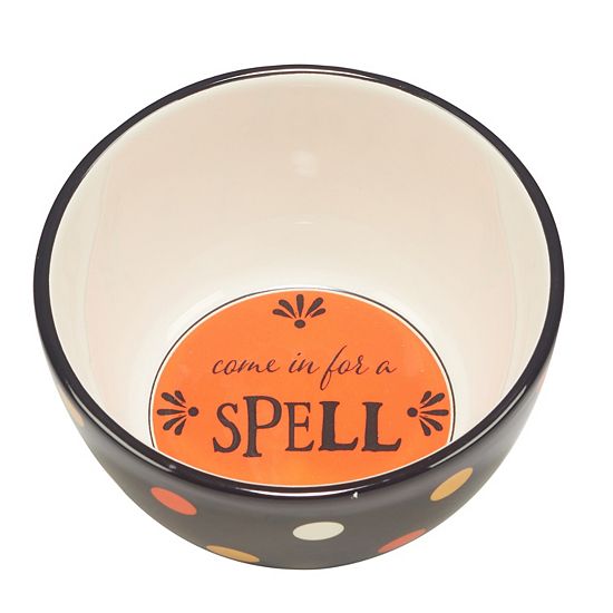  Certified International Spooky Halloween 4-piece Ice Cream Bowl Set