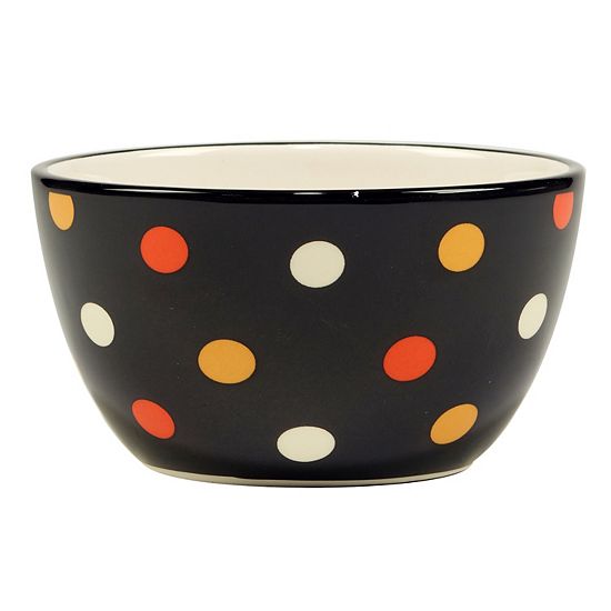  Certified International Spooky Halloween 4-piece Ice Cream Bowl Set