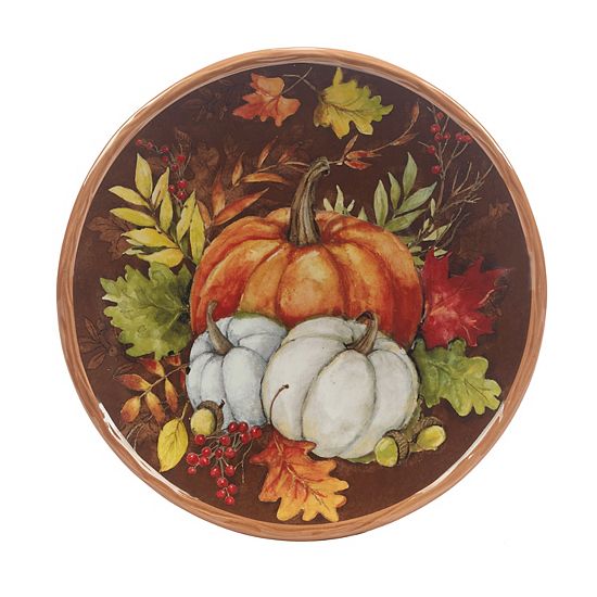  Certified International Harvest Blessings 4-piece Dessert Plate Set