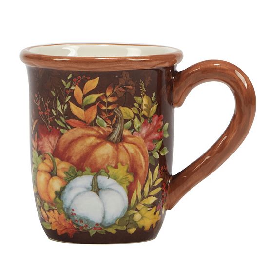  Certified International Harvest Blessings 4-piece Mug Set