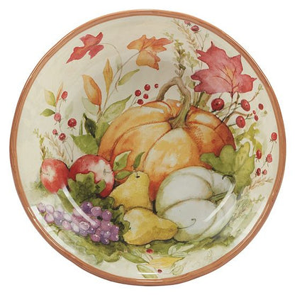  Certified International Harvest Blessings Serving Bowl