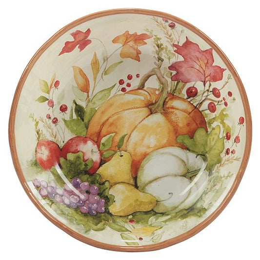  Certified International Harvest Blessings Serving Bowl
