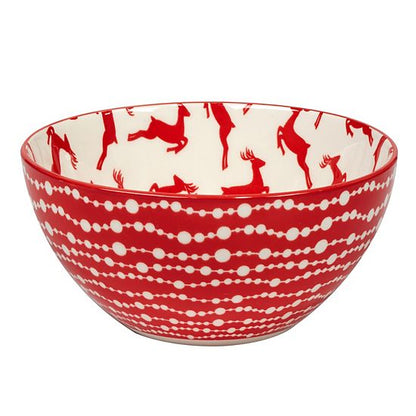 Certified International Set Of 6 Peppermint Candy All Purpose 30 Oz. Bowls