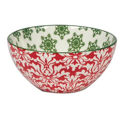  Certified International Set Of 6 Winter Medley All Purpose Bowls