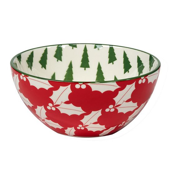  Certified International Set Of 6 Winter Medley All Purpose Bowls