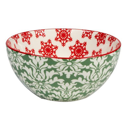  Certified International Set Of 6 Winter Medley All Purpose Bowls