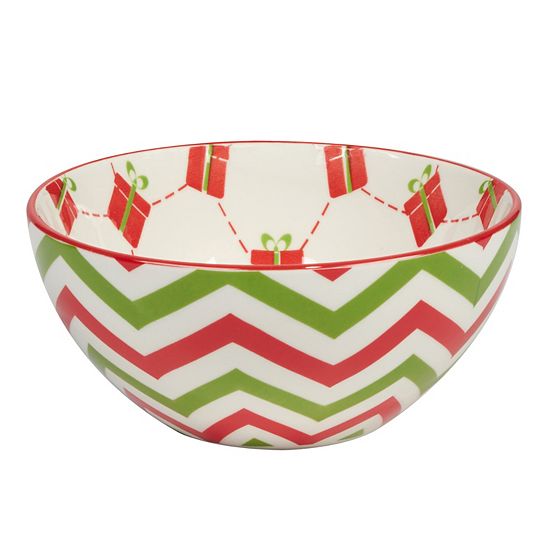  Certified International Set Of 6 Holiday Fun All Purpose Bowls