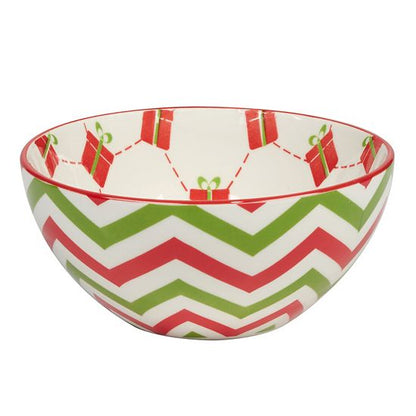  Certified International Set Of 6 Holiday Fun All Purpose Bowls