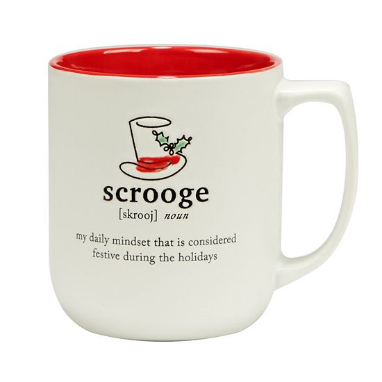  Certified International Christmas Fun Red Mugs 6-Piece