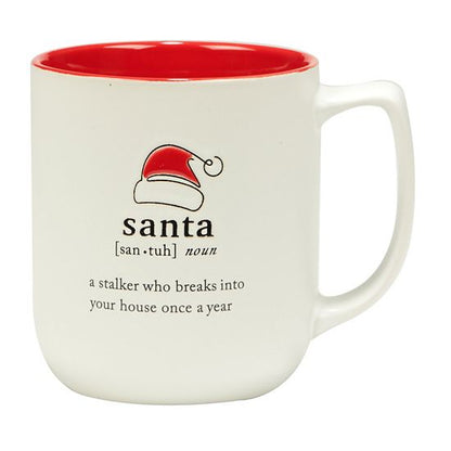  Certified International Christmas Fun Red Mugs 6-Piece
