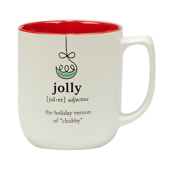  Certified International Christmas Fun Red Mugs 6-Piece