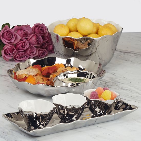  Certified International Silver Coast Rectangle Platter