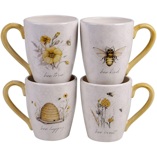  Certified International 16oz Mug (Set Of 4) | Bee Sweet