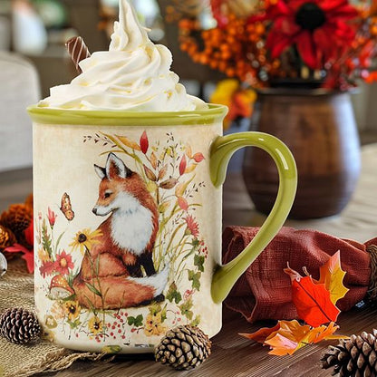 Certified International Woodland Critters 4 Pc Mug Set