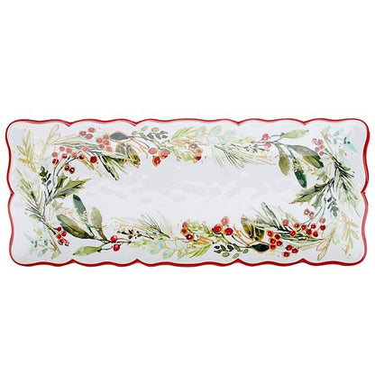  Certified International Christmas Gatherings 2-pc. Appetizer Set