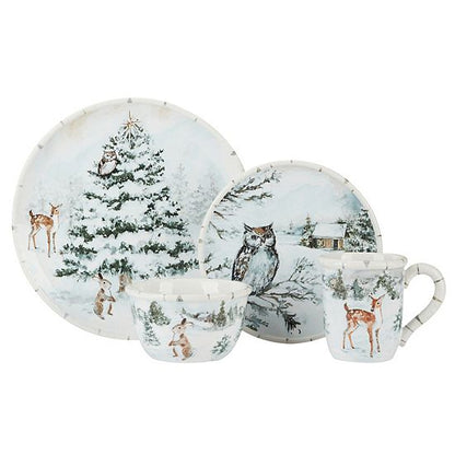  Certified International Winters Frost 16-pc. Dinnerware Set