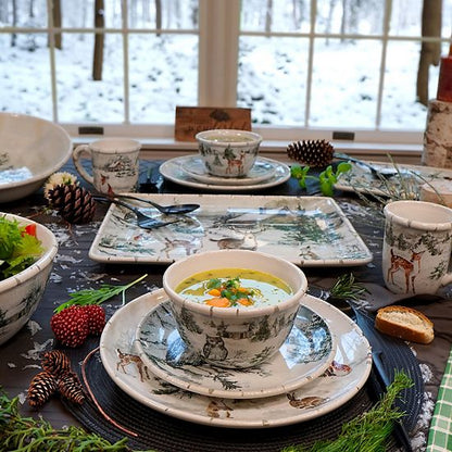 Certified International Winters Frost 16-pc. Dinnerware Set